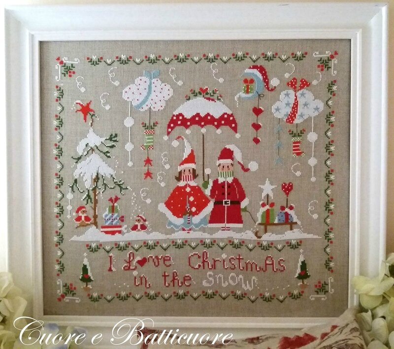Christmas in the snow 1