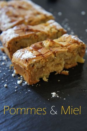 gâteau express pommes et miel (2)