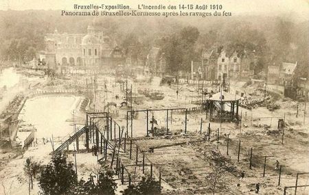 incendie exposition bruxelles 1910 tesla