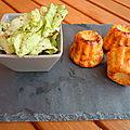 Cannelés tomates-brocciu-origan