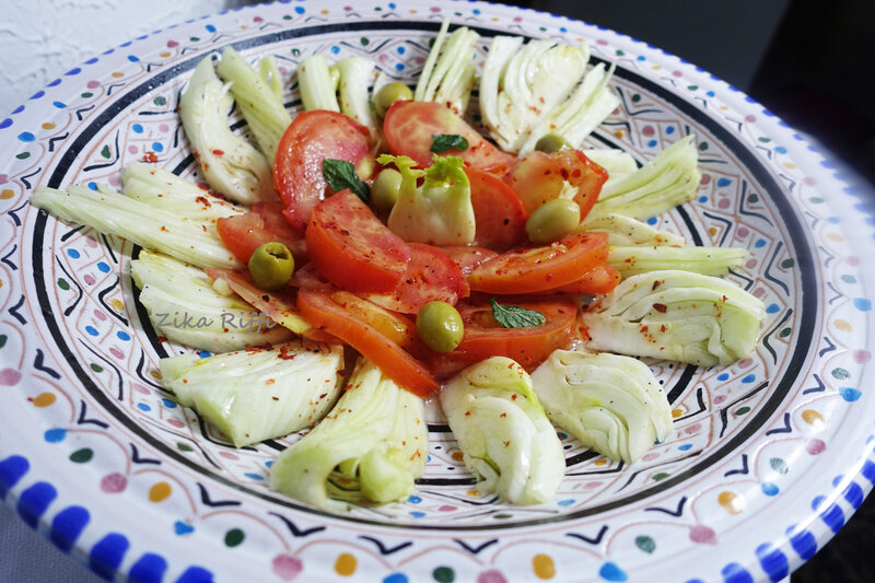salade fenouil tomate olive vinaigrette 0