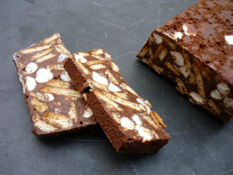 Terrine de chocolat {sans cuisson} Chez Ale