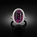 9.25 carats pink tourmaline and diamond ring by tiffany & co