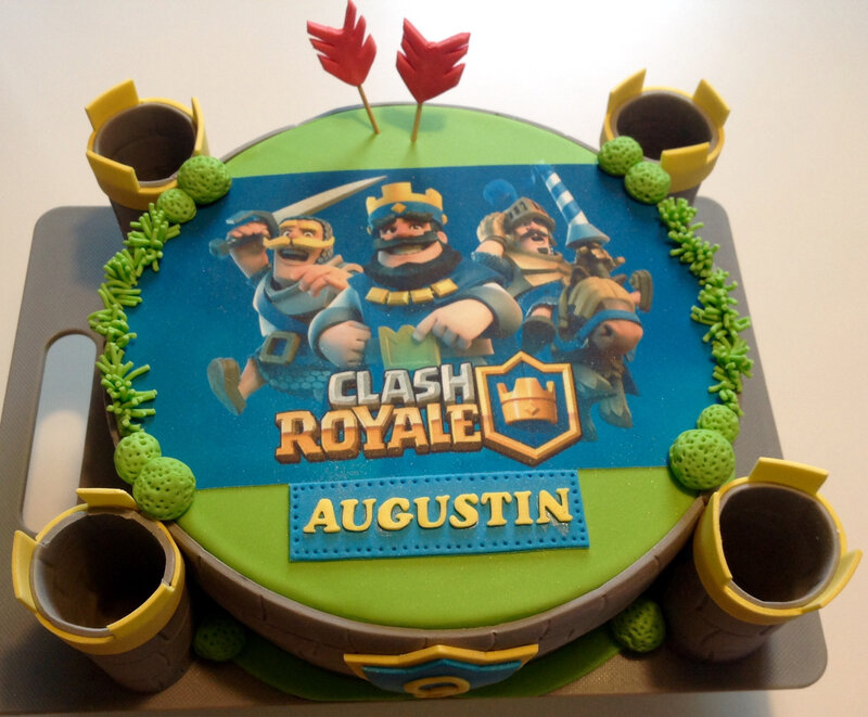 Clash Royale Augustin Mariy Cake