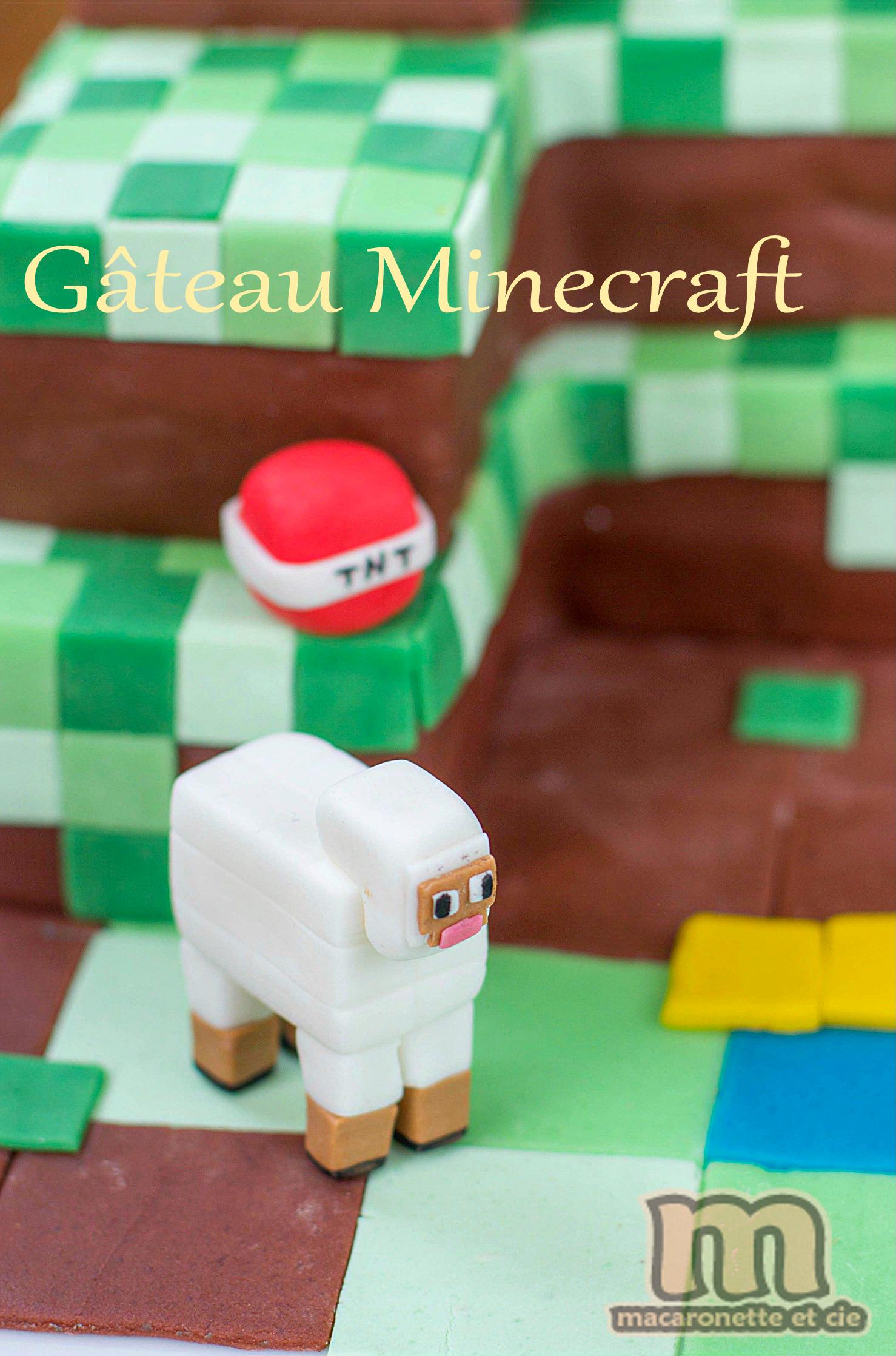 Gateau Minecraft Macaronette Et Cie