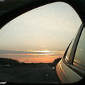 Coucher de soleil sur le Loiret (mi-février 2011)
