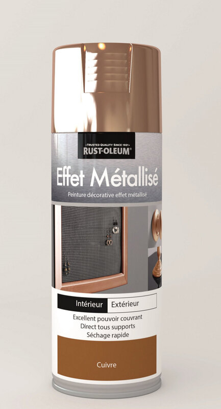 Aérosol métallisé cuivre