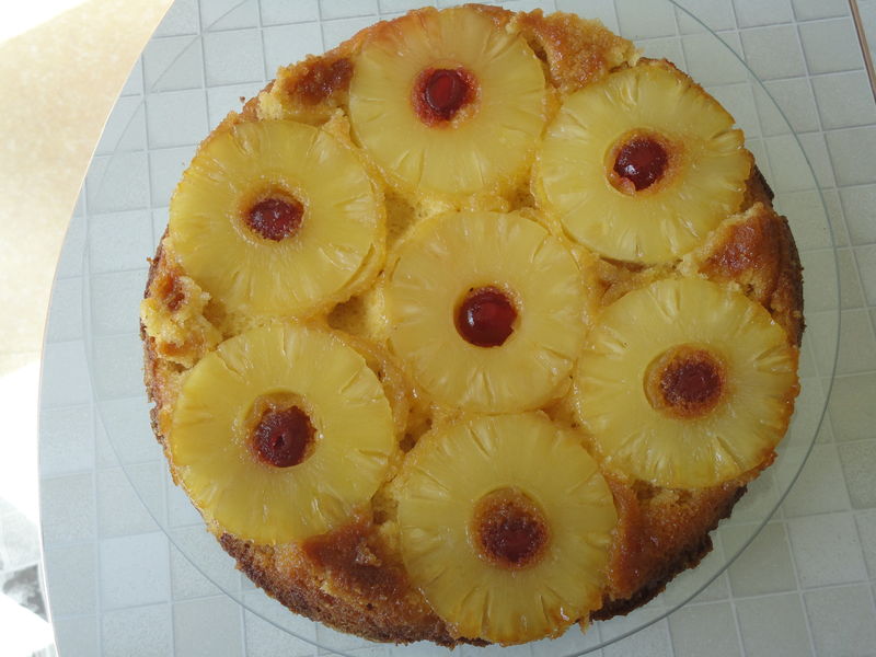 Gateau Renverse A L Ananas De Bree Les Gourmandises D Une Libellule