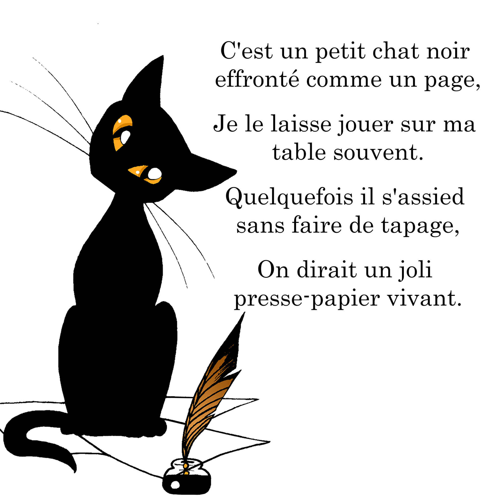 Poeme Le Petit Chat Ze Blog De Mariko