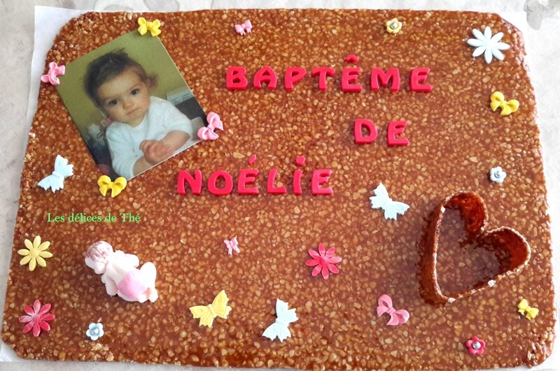 Baptême Noélie gateau et nougatine 23 07 16 (3)