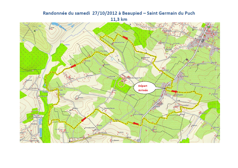 Randonnée du 20 janvier 2013 à