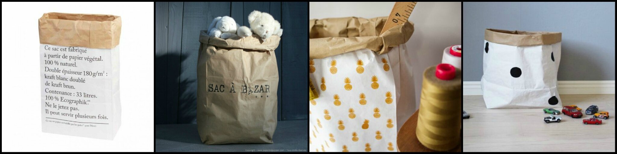 le sac kraft.... le jardin d'Eden & Robin