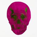 Damien Hirst, The Dead Fuschsia Pink Lime Green Skull , 2009
