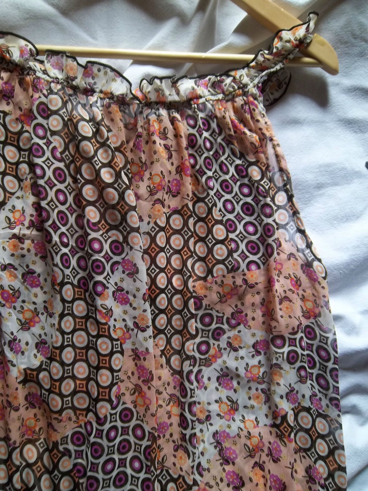 Haut voilé Dressing Myrtille