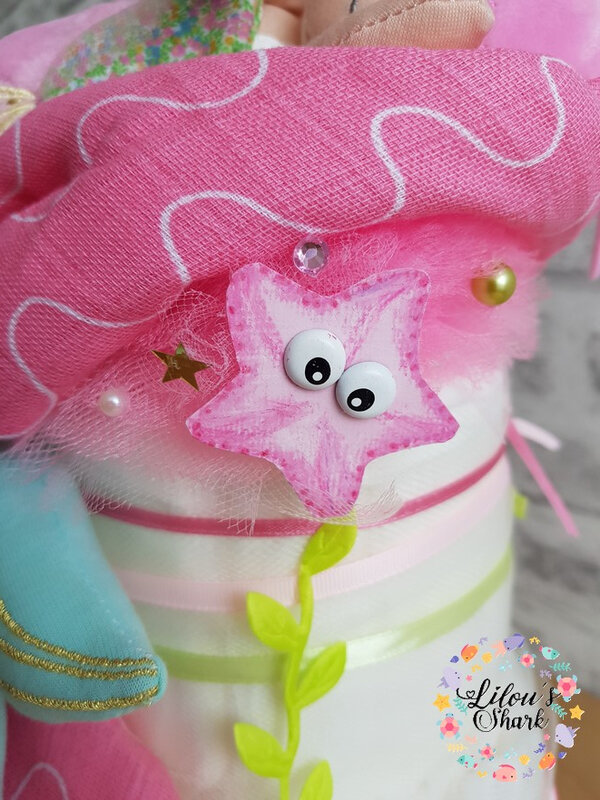diaper cake mermaid francoise vermorel 5