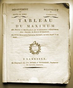 Tableau de maximum