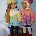 Vestes et bonnets pour amber et allison