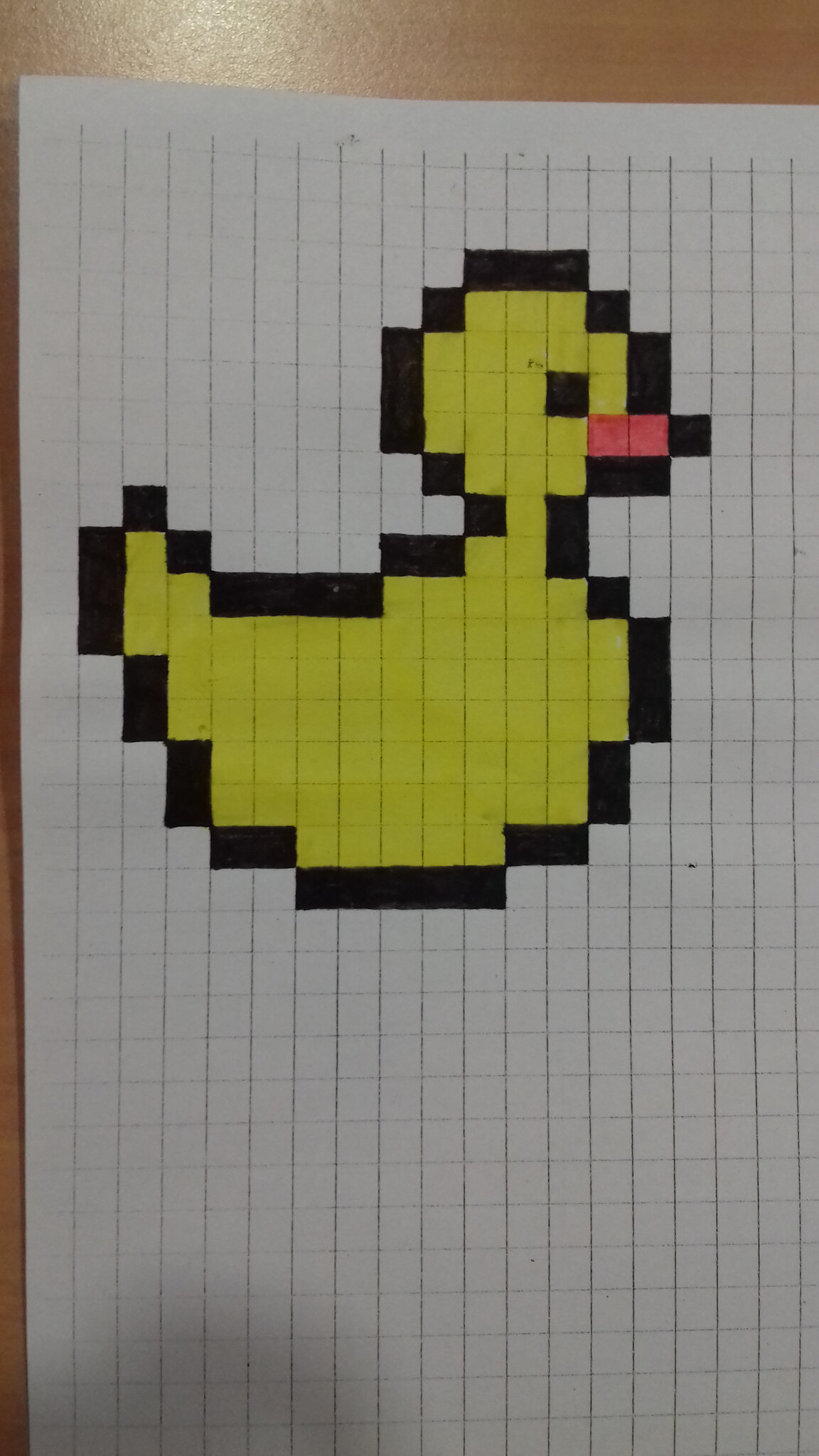 pixel art oiseau