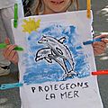 Atelier décor tee-shirts coton bio Journée DD Rognac 2011 - Ecologie enfants