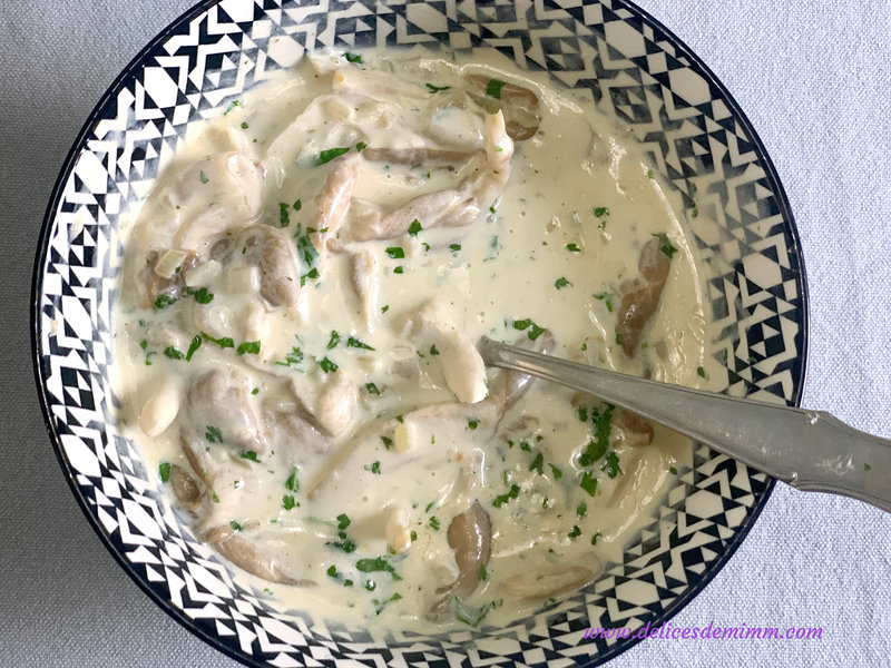Sauce aux pleurotes 4