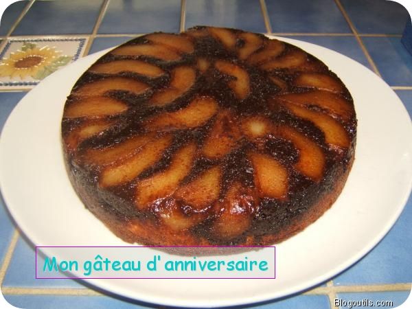 Gateau Renverse Poires Chocolat Ma P Tite Cuisine By Steph