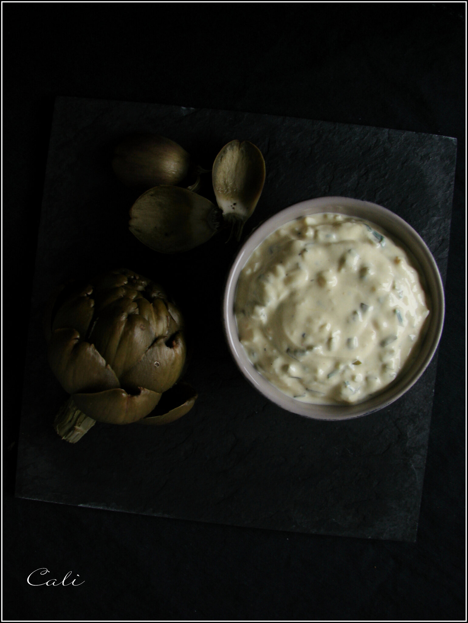 SAUCE AU YAOURT & CORNICHONS Vanille & Poivre Rose