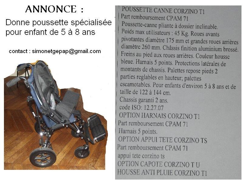 annonce poussette