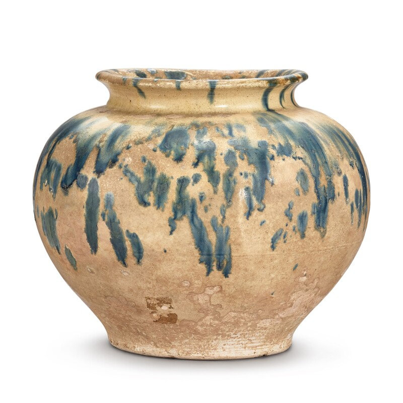A blue-splashed jar, Tang dynasty