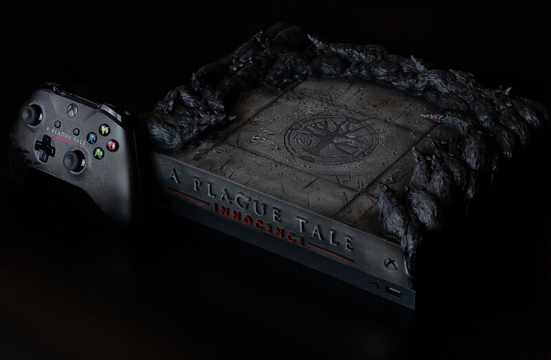 Xbox One X customized for A Plague Tale: Innocence
