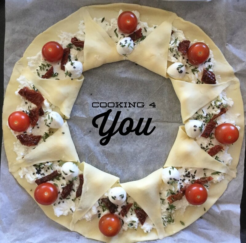 couronne feuilletée chévre 2