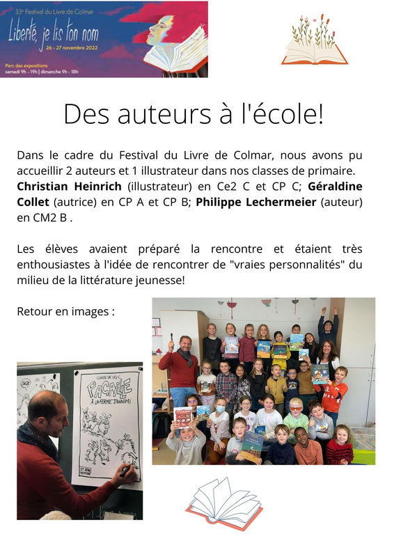 Retour rencontres auteurs