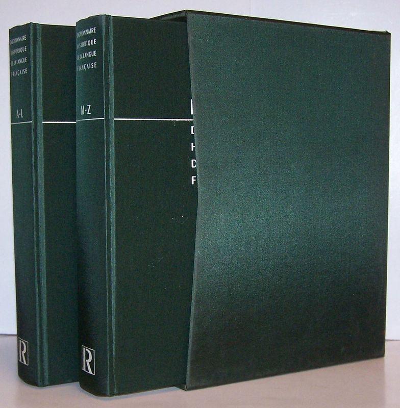 Alain Rey Dictionnaire Historique De La Langue Française Le Robert - Dictionnaire historique de la langue française en 2 volumes