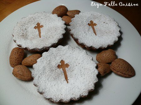 Tartelettes de Santiago ( Dessert Espagnol ) - Eryn et sa folle cuisine