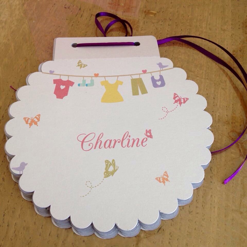 Livre d'or baby shower collection " envolée de papillons " Les fées