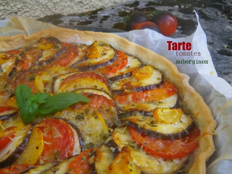 Tarte Tomates Et Aubergine - La Ronde Des Délices