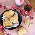 Menu saint valentin : risotto et scones des amoureux