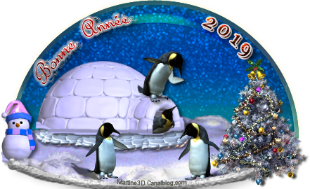 2019-carte-bonne-année-pingouins-igloo