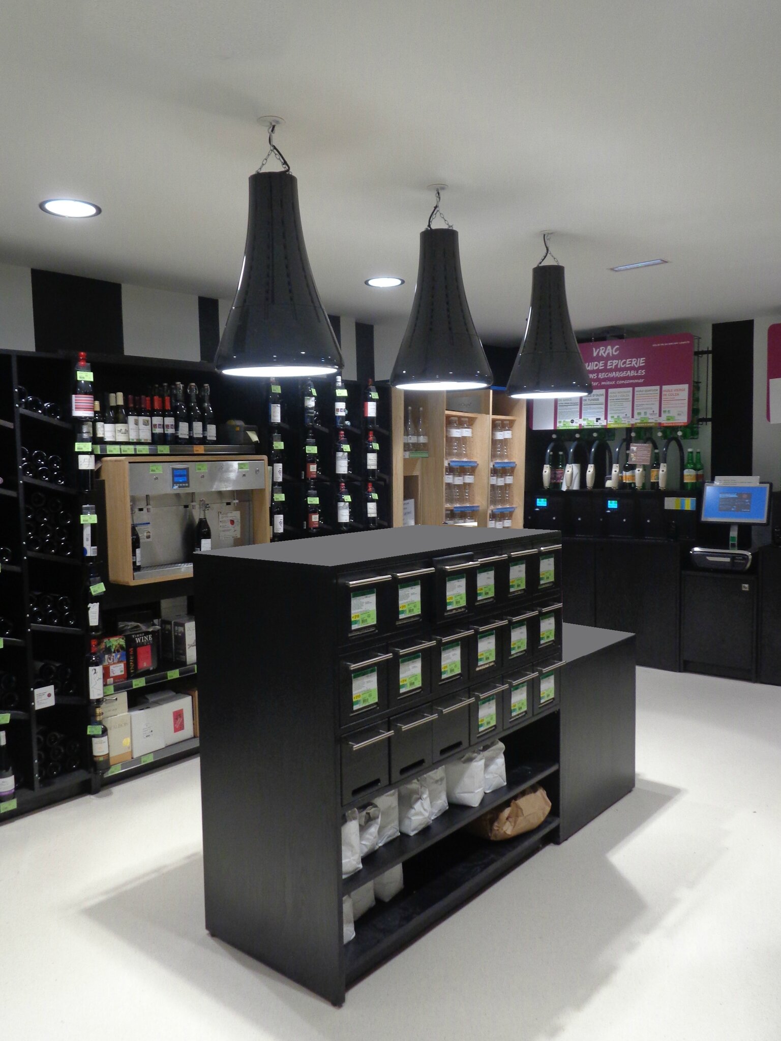 Magasin Scarabée BIOCOOP rue Papu - Rennes (35) - 2017 - Atelier IdéeÔ ...