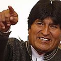 Interview massue du président bolivien, evo moralès