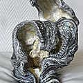 Hervé THAREL - SCHMIMBLOCK'S schatz 2014 - acrylique sur argile 24x19cm 5