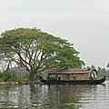 house boat sur les backwaters à Allepy