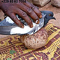 White magic rituals: medium serious fandi vaudou magic that gives children