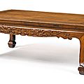 A huanghuali low table (kangzhuo), 17th-18th century