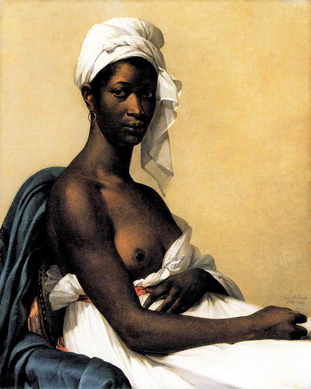 Portrait-dune-femme-noire-1800
