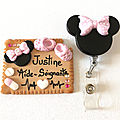 DUO BADGE + PORTE CISEAUX