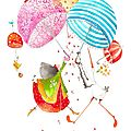 21/ Saut en parapluie format 10 x 15 cm