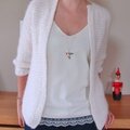 Gilet germaine by huguette paillettes