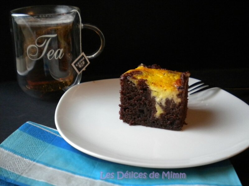 Brownie au chocolat et tourbillon de cheesecake 6