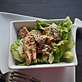 Salade au saumon et menthe fraîche 
