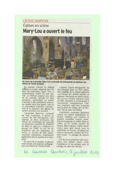 Mary Lou-Courrier Cauchois